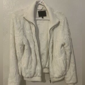 Sanctuary White faux fur jacket